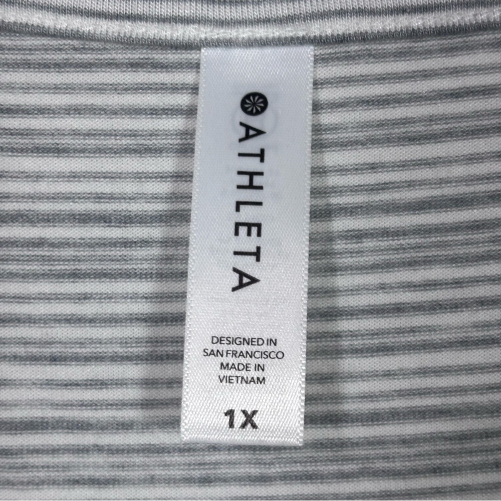 Athleta Cloudlight Stratus Oversized Striped Tee … - image 6